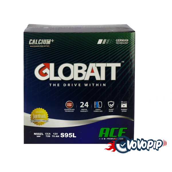 GLOBATT ACE N50ZL Battery 2