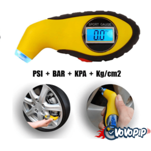 Digital LCD Tyre Air Pressure Gauge Meter - CarBike Price in BD