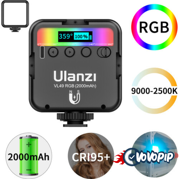 Ulanzi VL49 6W Mini LED Video Light 2000mAh price in bangladesh