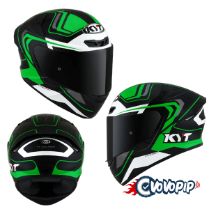 KYT TT Course OverTech Black Green Helmet price in bd