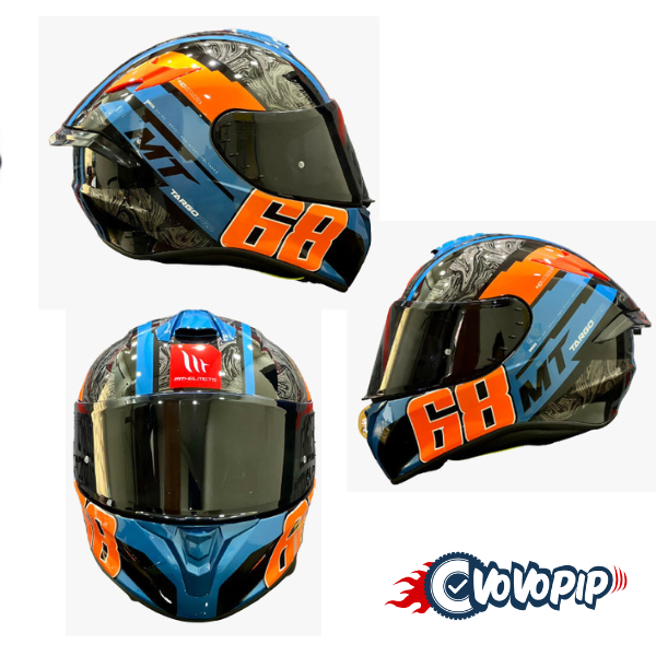 MT Targo Pro Gloss Fluor Orange Helmet price in bd