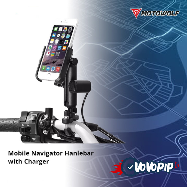 Motowolf Mobile Navigator Handlebar with Charger price in bd