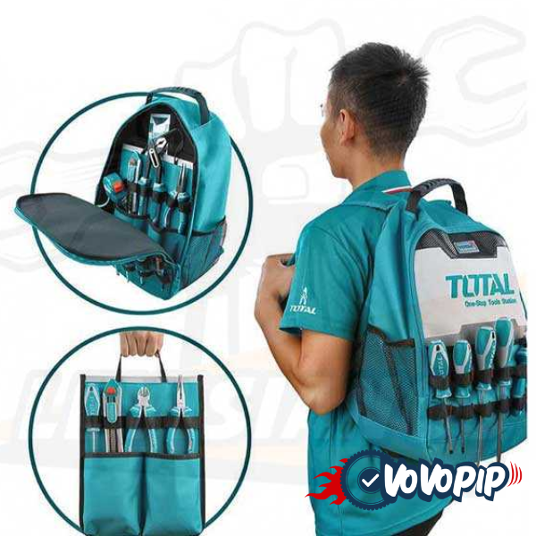 Total 34 X 17 X 45cm Tools Backpack (THBP0201)