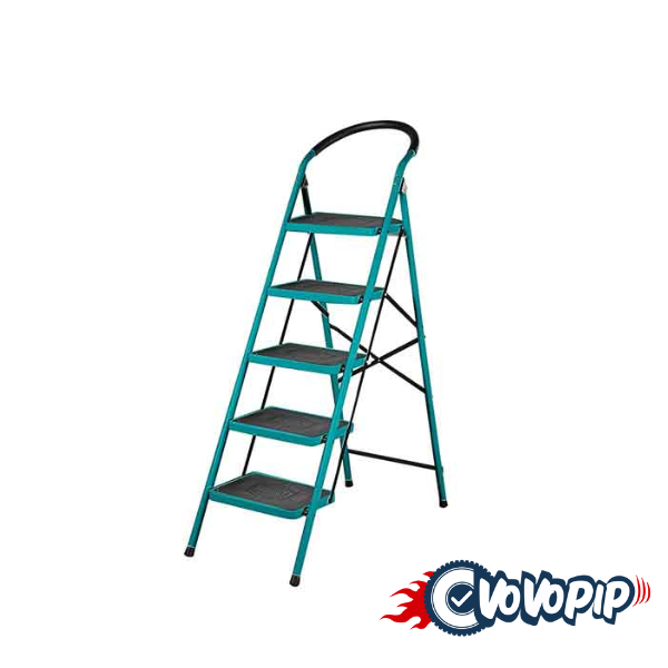 Total 5 Step Steel Ladder (THLAD09051)