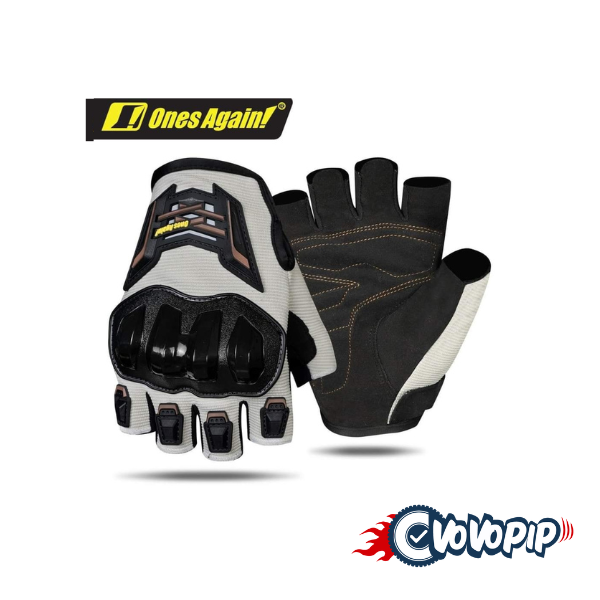 Ones Again half gloves (Ash-Black) price in bd