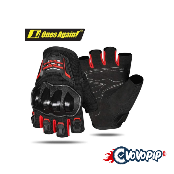Ones Again half gloves ( Red-Black) price in bd
