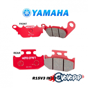 MOTO CRAFT Rear and Front Brake Pad for Yamaha R15 V3 INDO price in BD